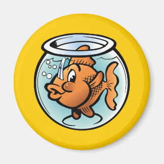 Aimant Cute poisson d'or