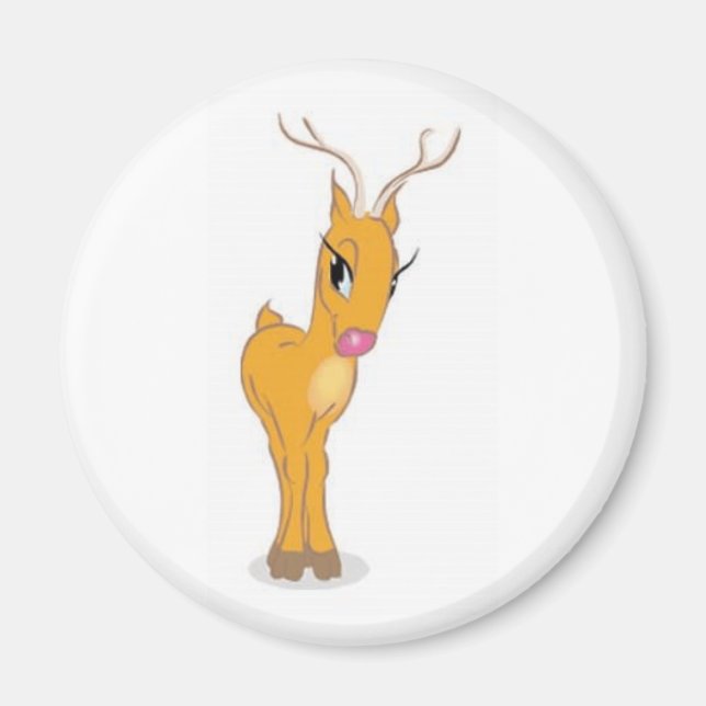 Aimant Cute Reindeer (Devant)