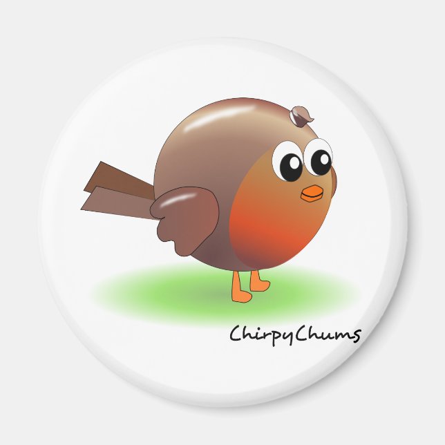 Aimant Cute Robin (Devant)