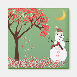 Aimant Cute Snowman