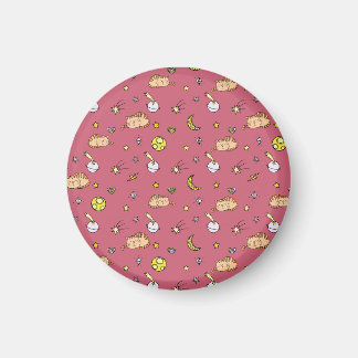 Aimant Cute Space Cat Pattern – Adorable Cosmic Kitty