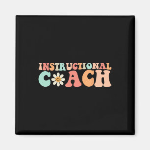 Aimant Cute Super instructeur entraîneur retro Retour à