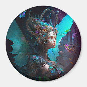 Aimant Cyber Fairy Fantasy Art