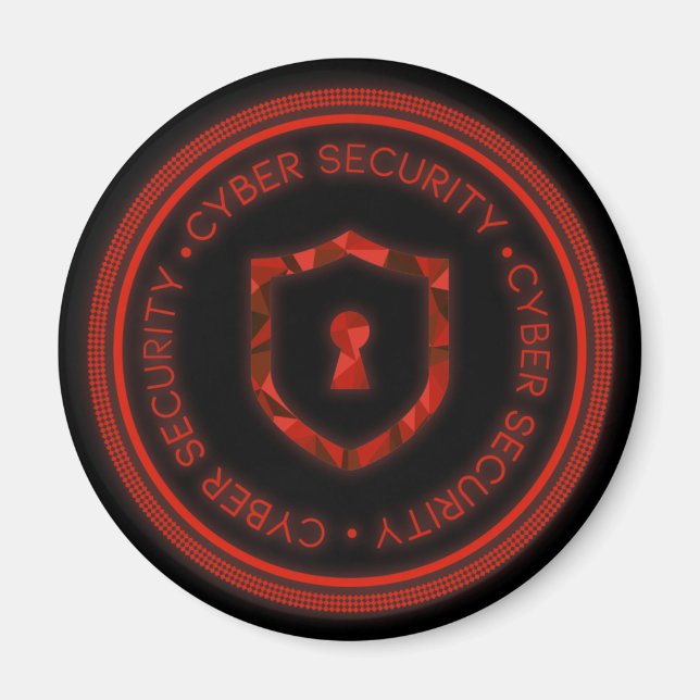 AIMANT CYBER SECURITY BADGE SEAL (Devant)