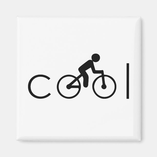 Aimant Cyclisme cool (Devant)