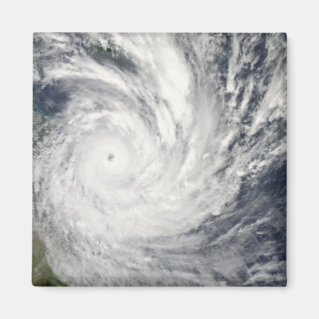 Aimant Cyclone tropical Yasi sur l'Australie (Devant)