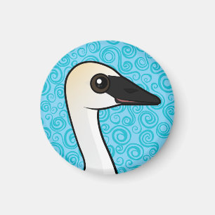 Aimant Cygne de trompettiste de Birdorable