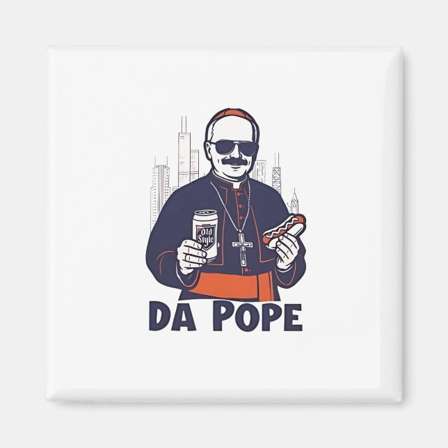 Aimant Da Pope Leo XIV Vatican 4 juillet USA (Devant)