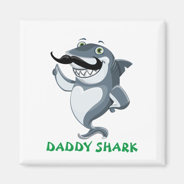 Aimant Daddy Shark (Devant)