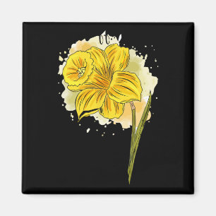 Aimant Daffodil Daffodils Fleurs Florales Printemps Pâque