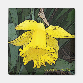 Aimant 'Daffodile Jaune'