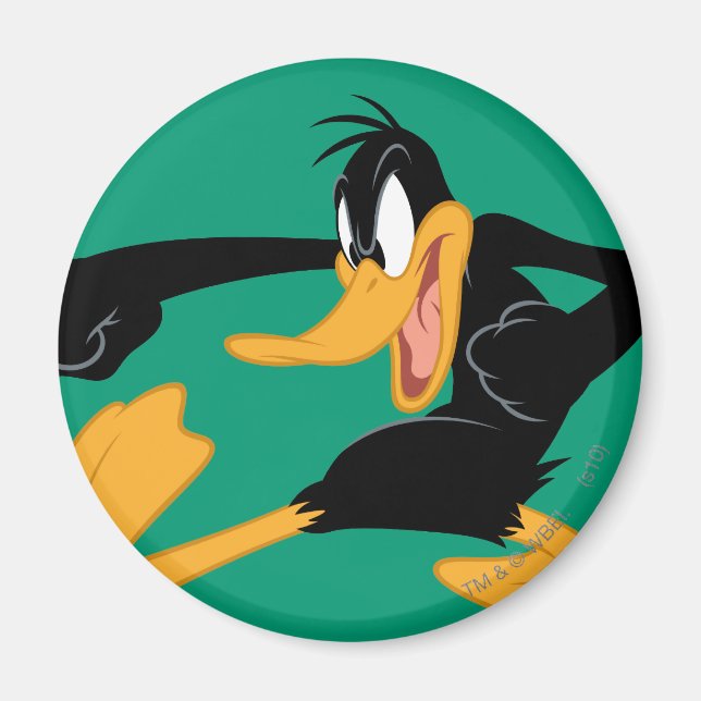 Aimant DAFFY DUCK™ Balayage d'un poinçon (Devant)