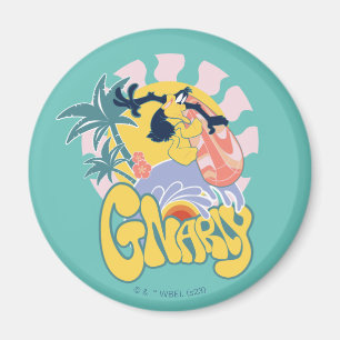 Aimant DAFFY DUCK™ Surf - Gnarly