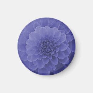 Aimant Dahlia bleu