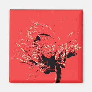 Aimant dahlia duo