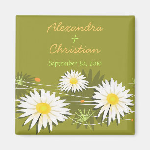 Aimant Daisy Enregistrer La Date Mariage Faire-part 3