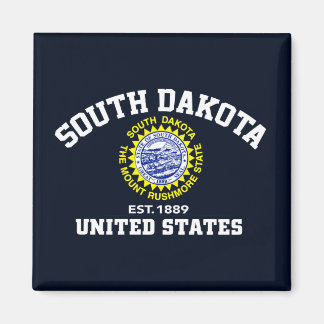Aimant Dakota du Sud Est 1889 USA State Independence Day