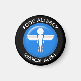 Aimant d'alerte d'allergie alimentaire