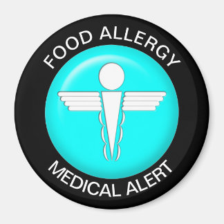 Aimant d'alerte d'allergie alimentaire
