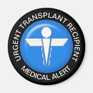 Aimant d'alerte Médicale - Destinataire de la tran