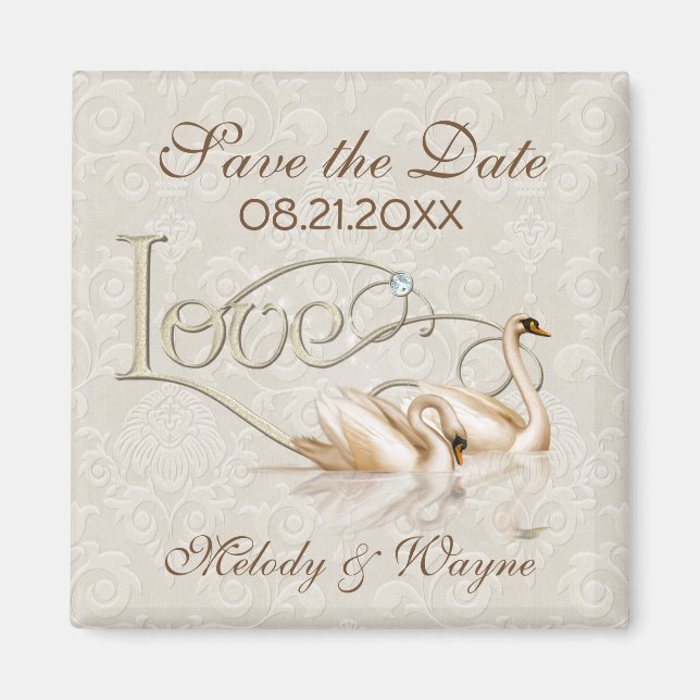 Aimant Damask Elegance (Devant)
