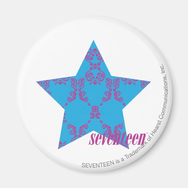 Aimant Damask Purple-Aqua 2 (Devant)