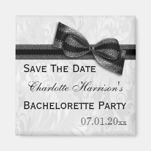 Aimant Damassé blanche et économies de Bachelorette d'a