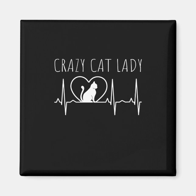 Aimant Dame du Crazy Cat (Devant)