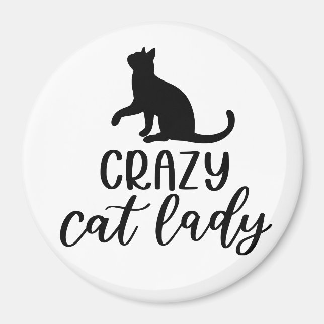 Aimant Dame du Crazy Cat (Devant)