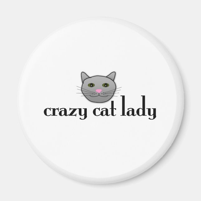 Aimant Dame du Crazy Cat (Devant)
