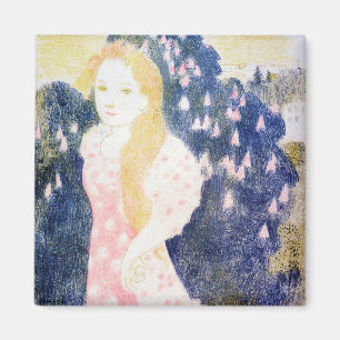 Aimant Dame en Robe rose, Maurice Denis