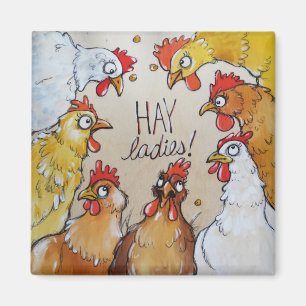 Aimant Dames de foin !