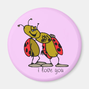 Aimant d'amour de coccinelle