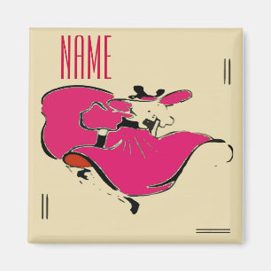 Aimant Dancer Ajouter un nom