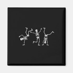 Aimant Dancing Skeletons Dance Challenge Halloween effray