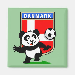 Aimant Danemark Soccer Panda