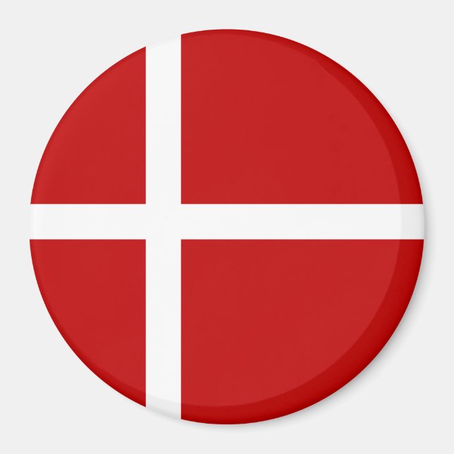 Aimant Dannebrog Drapeau Danois (Devant)