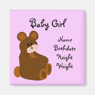 Aimant d'annonce de bébé