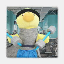 Danny Duck à la salle de sport