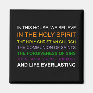 Aimant Dans cette maison, nous croyons