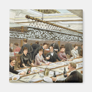 Aimant Dans la baie, Diner Heure - Une houle de l'océan o