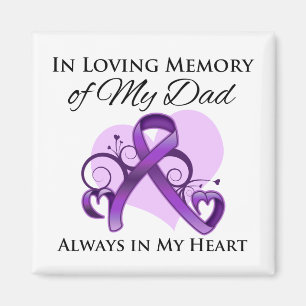 Aimant Dans la mémoire de mon papa - Cancer pancréatiqu
