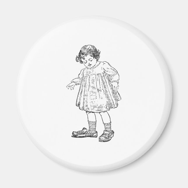 Aimant Dans les chaussures de papa (Devant)