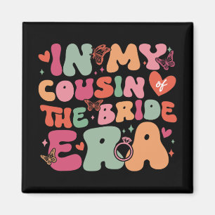 Aimant Dans Mon Cousin De L'Ère De Mariée Jour De Mariage