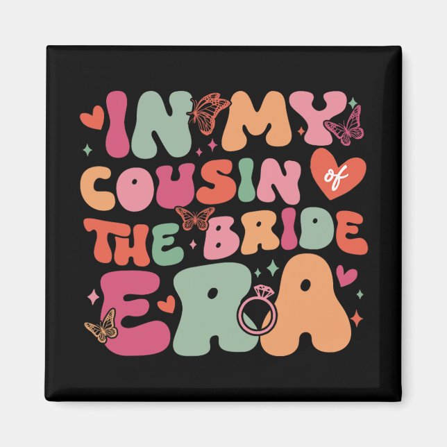 Aimant Dans Mon Cousin De L'Ère De Mariée Jour De Mariage (Devant)