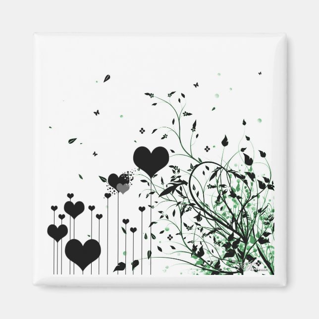 Aimant Dans mon jardin... (Devant)