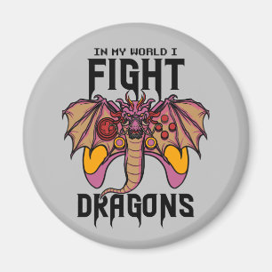 Aimant Dans Mon Monde, Je Lutte Contre Les Dragons