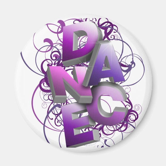 Aimant Danse 3D (été) (Devant)