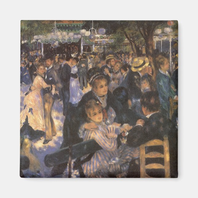 Aimant Danse au Moulin de la Galette par Pierre Renoir (Devant)