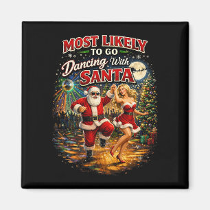 Aimant Danse avec le Père Noël